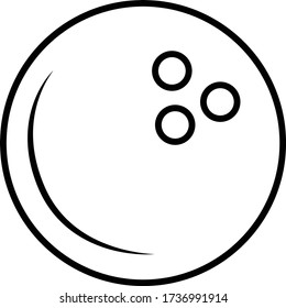 Icono de bola de bolas Ilustración vectorial plana aislada en eps blancos 10