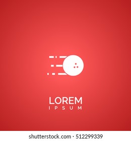 bowling ball icon. bowling ball logo
