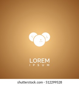 bowling ball icon. bowling ball logo