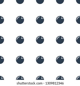 bowling ball icon pattern seamless white background. Editable filled bowling ball icon. bowling ball icon pattern for web and mobile.