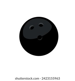 Bowling ball icon. Symbol of game, recreation or sports competition. Bowling figures.