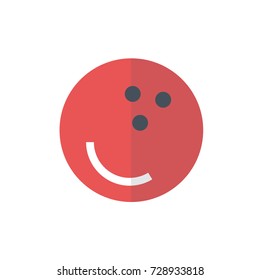 bowling ball icon vector. bowling ball flat style design
