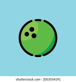 bowling ball icon with vector format and can be used for any purpose.