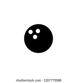 bowling ball icon. bowling ball vector illustration on white background for web and apps.