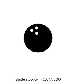 bowling ball icon. bowling ball vector illustration on white background for web and apps.