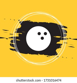 icono de bola de bolos Vector Ilustración Eps10
