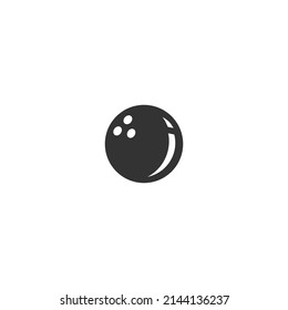 Bowling ball icon vector illustration graphic design