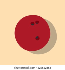 Bowling ball icon, vector illustration design. Sport objects collection.