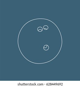Bowling ball icon, vector illustration design. Sport objects collection.