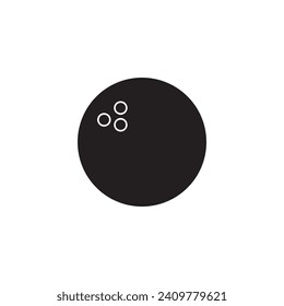 bowling ball icon vector ilustration logo design