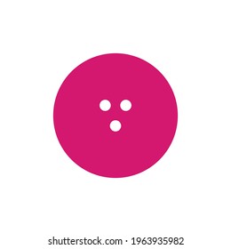 bowling ball icon vector sign symbol