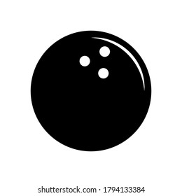 Bowling ball icon. Bowling ball vector icon. Simple bowling ball icon. Simple logo.