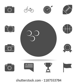 bowling ball icon. web icons universal set for web and mobile