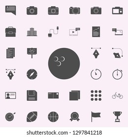 bowling ball icon. web icons universal set for web and mobile