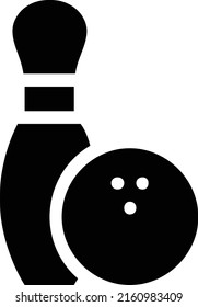 bowling ball icon with white background