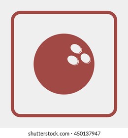 Bowling Ball illustration.