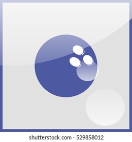 Bowling Ball illustration.