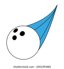 Bowling ball isolated