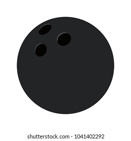 Bowling ball isolated