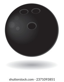 bowling ball isolated on white background
