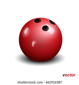 Bowling ball isolated on a white background