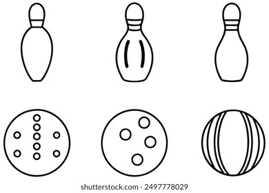 Bowling Ball Line Art Striking Artistic Interpretations