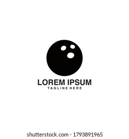 Vektorsymbol des Bowling-Ball-Logos