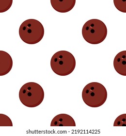 Bowling Ball Pattern Seamless Background Texture Repeat Wallpaper Geometric Vector