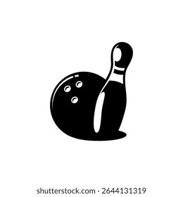Bowling ball and pin bowling 