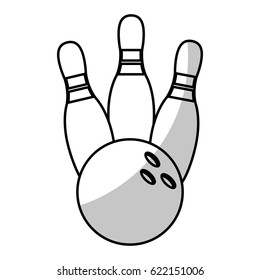 bowling ball pin equipment - shadow
