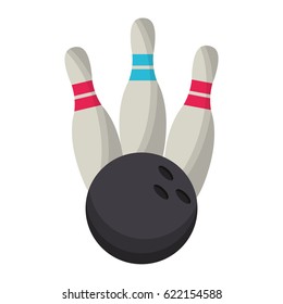 bowling ball pin game