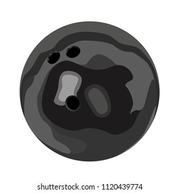 bowling ball realistic vector illustration isolated no background