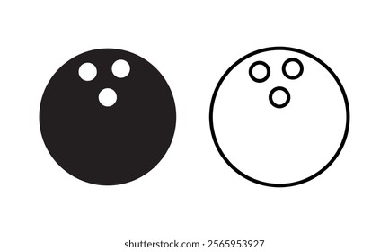 Bowling Ball Silhouette Vector and Clip Art