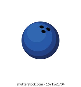 bowling ball simple illustration vector clip art