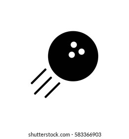 Bowling Ball Vector Icon