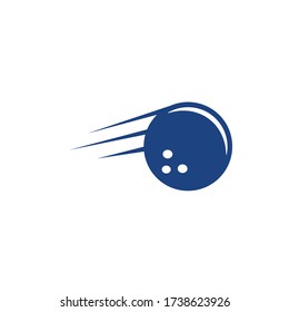 bowling ball vector icon illustration design template