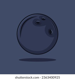 Bowling Ball Vector logo Design 