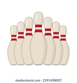 
bowling ball vector one set