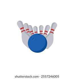 Bowling Balls, Sport Equipment Vector Illustration Isolated