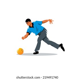 Bowling Branding Identity Corporate vector logo design template Isolated on a white background