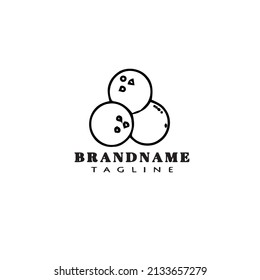 bowling cartoon logo icon design template flat modern isolated vector illustration