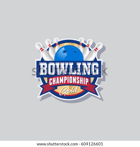 bowling championship emblem bowling logo skittles stock vector skittles logo