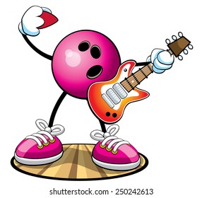 Bowling Character Rock 'N Bowl