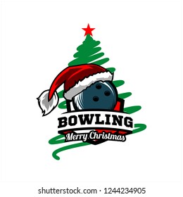  Bowling Christmas Tree Logo v0l. 02