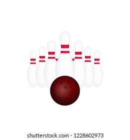 Bowling club icon
