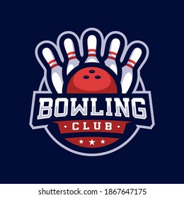 Bowling Club Sport Logo Design