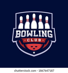 Bowling Club Sport Logo Design