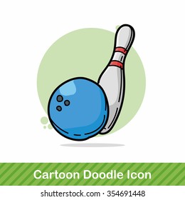 bowling doodle