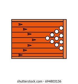Bowling field symbol