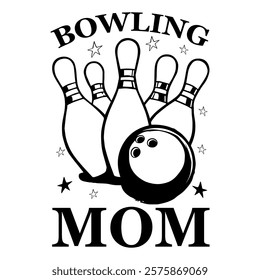 bowling, fun, sport, illustration, strike, leisure, ball, speed, isolated, icon, concept, game, object, hobby, recreation, competition, play, pocket, black, website, win, event, vector, design, web, s